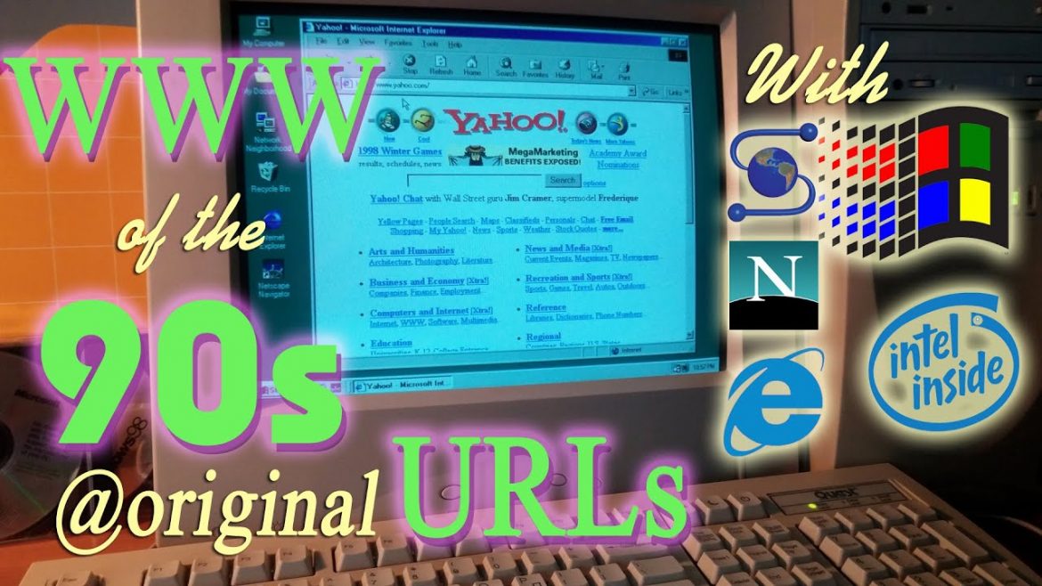 Let’s surf the Web of the 90s with Mosaic, Netscape and Internet Explorer on Pentium PCs of the 90s