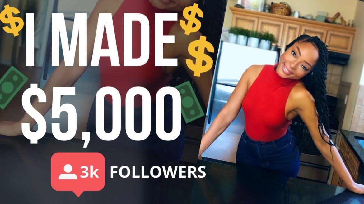 How To Pitch Brands As A Small Influencer 2021| I MADE $5K w/ under 4K Followers |Media Kit Template